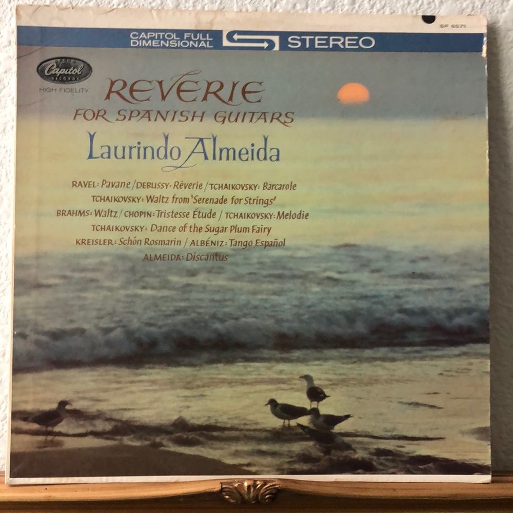 Laurindo Almeida Reverie For Spanish Guitar Vinyl Lp
